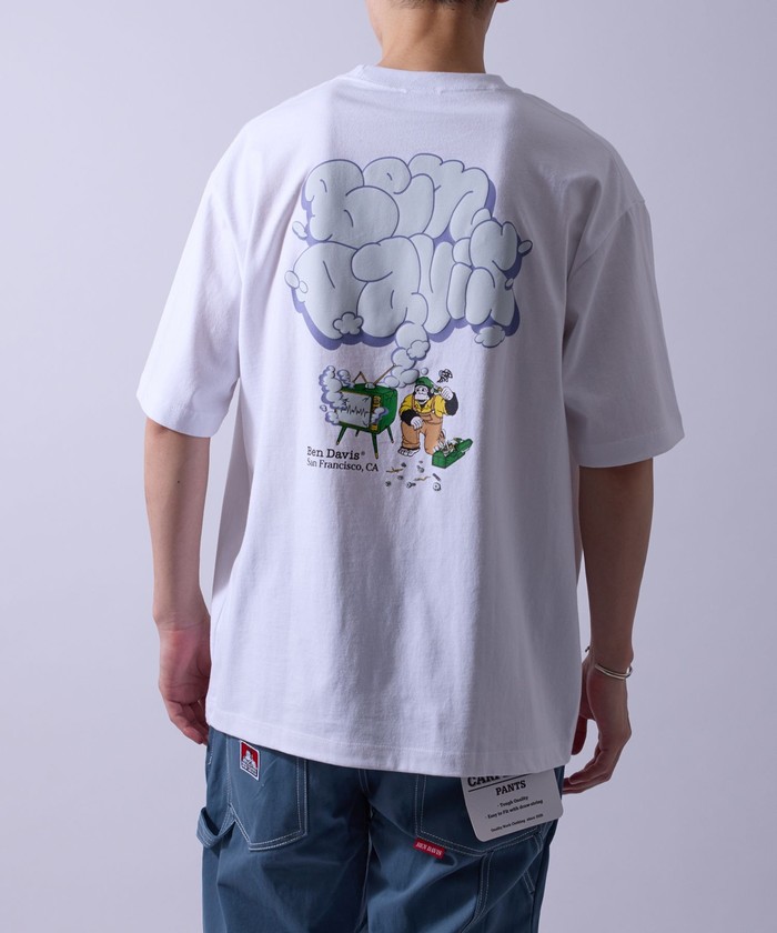 BENDAVIS別注】j.n.r.d/ブローキンTV Tシャツ(508384514