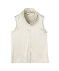 DES PRES/シルクストレッチサテン スカーフネックブラウス/508384535