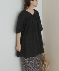 URBAN RESEARCH DOORS/コットンボイルVネックチュニック/508384627