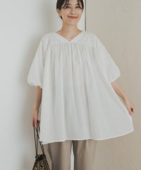 URBAN RESEARCH DOORS/コットンボイルVネックチュニック/508384627