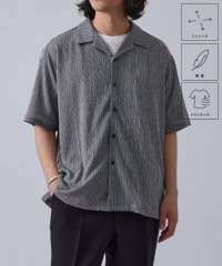 JUNRed/ライトクレープリラックスシャツ/軽量/508384765