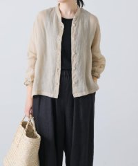 KAGURE/ラミースタンドカラーショートシャツ/508384771