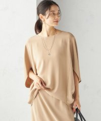 SHIPS WOMEN/《一部追加予約》〈接触冷感 / 手洗い可能〉アセテート混 バック サテン ドルマン ブラウス/506125426