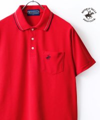 BEVERLY HILLS POLO CLUB/ビバリーヒルズポロクラブ BEVERLY HILLS POLO CLUB/BHPC 襟リブライン ワンポイントロゴ刺繍 無地 ポロシャツ レディース メンズ/508105691