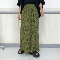 CRB/シーアールビー CRB 柄プリーツIラインスカート/508160260