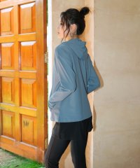 OSYAREVO/オシャレボ OSYAREVO 【ネット限定】【紫外線カット率99.9％以上】フードパーカー ラッシュガード 付き タンキニ 水着 セットアップ 体型カバー 5点/508181406