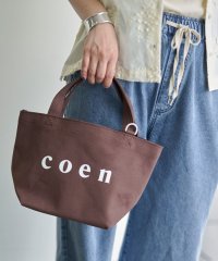 coen/【新色登場・追加】coen（コーエン） ロゴトートバッグ（Sサイズ）/508192137