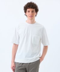 MACKINTOSH PHILOSOPHY/ドライフラットストレッチ クルーネック五分袖ポケT/508206624