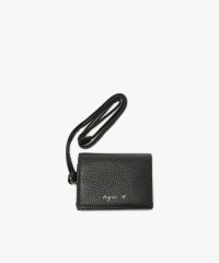 agnes b. VOYAGE FEMME/レザー 2way 三つ折り 財布ショルダー (ZAW02A－01)/508317149