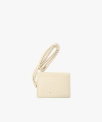 agnes b. VOYAGE FEMME/レザー 2way 三つ折り 財布ショルダー (ZAW02A－01)/508317150
