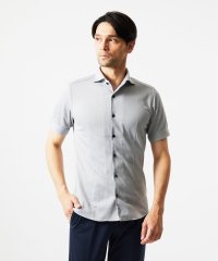 MICHEL KLEIN HOMME/《日本製》ジャガード半袖シャツ/508346141