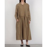 FINE (Rename)/ファイン FINE チェックロー切替ロングギャザーワンピース/508381905