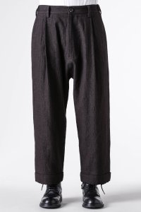 ZIGGY CHEN/ジギーチェン ZIGGY CHEN Straight Leg Drop Crotch Trousers/508383520