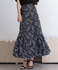 TeddyShop/テディショップ Teddyshop レディース 大人レディに仕上がるモノトーン花柄フレアスカート/508383691