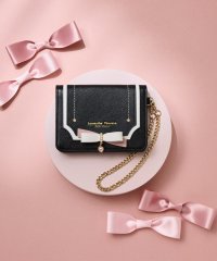 Samantha Thavasa Petit Choice/バイカラーリボン パスケース/508384062