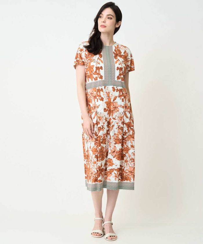 【関税込み】Erdem ブラック フローラル Christian フーディ フローラルプリントワンピース(508384860) | クリスチャン