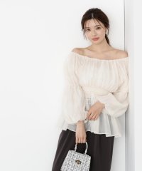 PROPORTION BODY DRESSING/バルーンスリーブオフショルブラウス/508384887