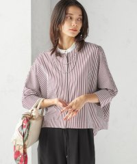 SHIPS WOMEN/《予約》〈手洗い可能〉綿 ポリエステル ストライプ 羽織 シャツ/508384994