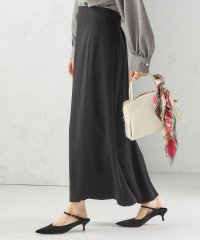 SHIPS WOMEN/《予約》〈手洗い可能〉アセテート混 バックサテン マーメイド スカート/508385004