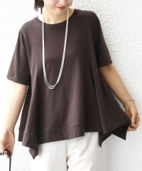 SHIPS WOMEN/ヘムフレア ショート スリーブ プルオーバー/508385047