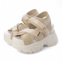 Mafmof/マフモフ Mafmof 【厚底】クロスベルトスニーカーサンダル MF476/508385139