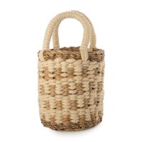 EARTH MADE/アースメイド EARTH MADE E6178 JUTE CHECK MINI TOTE/508385230