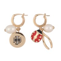 TORY BURCH/トリーバーチ TORY BURCH Charm Hoop Earring/508385282