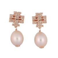 TORY BURCH/トリーバーチ TORY BURCH KIRA PAVE PEARL DROP EARRING/508385295