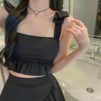 Diamond Hearts/ダイヤモンドハーツ Diamond Hearts レースアップフリル 水着 上下2点セット 【返品不可商品】/508385311