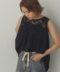 Noia/ノイア Noia レース切替 ノースリーブブラウス/508385329