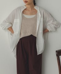 Noia/ノイア Noia 無地 バンドカラーシャツ/508385339