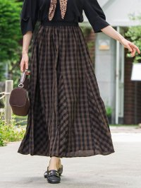 LAUTREAMONT/ロートレアモン LAUTREAMONT ギンガムチェックスカート≪セットアップ対応/手洗い可能≫/508385715