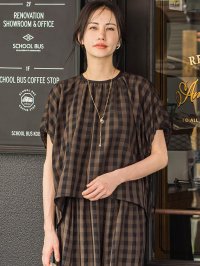 LAUTREAMONT/ロートレアモン LAUTREAMONT ギンガムチェック ブラウス≪セットアップ対応/手洗い可能≫/508385717