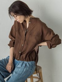 Droite Lautreamont/ドロワット ロートレアモン Droite lautreamont セミシアードロストブラウス/508385727