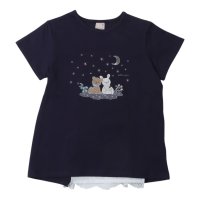 petit main/プティマイン petit main 星空のpupu＆tete半袖Tシャツ/508385774