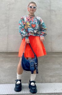 Desigual/デシグアル Desigual グラフィティ CAT 1984スウェットシャツ 猫デザイン/508385776