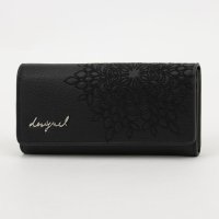 Desigual/デシグアル Desigual 刺繍入りミディアムサイズのレザー風財布/508385789