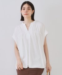 OPAQUE.CLIP/オペーク ドット クリップ OPAQUE.CLIP スキッパーフレアカットソー【接触冷感／洗濯機洗い可】/508385937