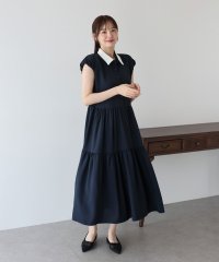 BLUEEAST/ブルーイースト BLUEEAST 衿付きティアードワンピース/508385941