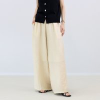 Aletta vita/アレッタ ヴィータ Aletta vita リネン混ワイドイージーパンツ/508385971