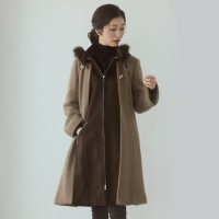 sankyoshokai/サンキョウショウカイ 三京商会 ミンクブレンドウール＆カシミヤ100％ コート/508386097