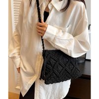 florge/フロージュ florge タッセル付きクロシェショルダーバッグ/508386343