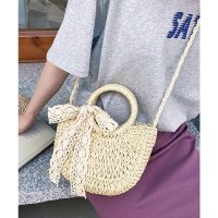 florge/フロージュ florge 【リボン付き♪】2WAY セミサークルミニカゴバッグ/ショルダーバッグ/508386344