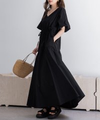 TeddyShop/テディショップ Teddyshop レディース ぽわん袖ウエストギャザーティアードロングワンピース/508386559