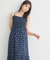 earth music&ecology/アースミュージックアンドエコロジー earth music&ecology 花柄シアーポップコーンキャミワンピース/508386655