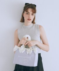 Maison de FLEUR/メゾン ド フルール Maison de FLEUR ジャカードリボンフリルスクエアトートSバッグ/508386692
