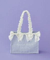 Maison de FLEUR/メゾン ド フルール Maison de FLEUR ジャカードリボンフリルスクエアトートMバッグ/508386693