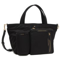 ANYA HINDMARCH/アニヤハインドマーチ Anya Hindmarch トートバッグ ショルダーバッグ ミニマルチポケット ブラック レディース ANYA HINDMARCH 50/508386751