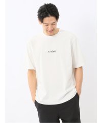m.f.editorial/エムエフエディトリアル m.f.editorial 綿100％ ロゴ刺繍 クルーネック半袖Tシャツ/508387119