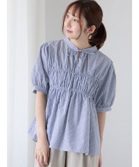 Te chichi TERRASSE/テチチ テラス Te chichi TERRASSE 【接触冷感/イージーケア】前後2WAYシャーリングブラウス/508387364